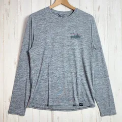 【Men's XS グレー系】 2023 Patagonia ( パタゴニア ) ロングスリーブ キャプリーン クール デイリー グラフィック シャツ Long-Sleeved Capilene Cool Daily Graphic Shir