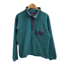 パタゴニア PATAGONIA 90's 90年代 シンチラ スナップT  フリース プルオーバー エメラルドグリーン×パープル VINTAGE ヴィンテージ MADE IN USA アメリカ製  ジャケット グリーン Lサイズ 101MT-5232