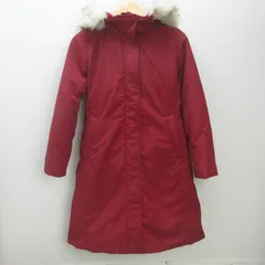 UNIQLO ウルトラウォームハイブリッドダウンロングコート レッド 3XL 美品 ユニクロ ウルトラウォームハイブリッドダウンコート