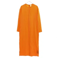 nadia ナディア 25SS atelier silk crewneck dress シルクドレスワンピース  オレンジ Fのサムネイル
