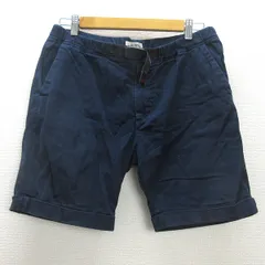 Q■GRAMICCI/グラミチ×ナノユニバース コラボショーツ/ハーフパンツ■紺【メンズM】men's/98【中古】■