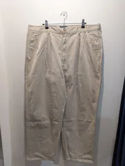 90's　初期型　USA製　Polo by Ralph Lauren　ポロバイラルフローレン　チノパン　ポロチノ　POLO CHINO　2タック　ベージュ　W40　ボックスロゴ　ボックスタグ