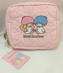 サンスター文具 キルティングポーチ サンリオ リトルツインスターズ