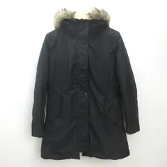 Q■ユニクロ/UNIQLOノンキルトダウンショートコート■黒【レディースXL】LADIES/10【中古】