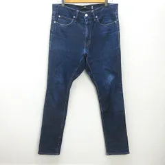 C■ユナイテッドアローズ/UNITED ARROWS B&Y スキニー デニムパンツ/ジーンズ【L】青/MENS/79■【中古】