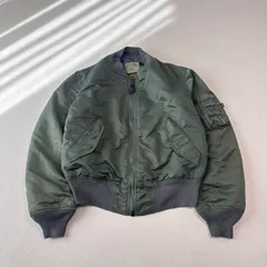 USA製 ALPHA INDUSTRIES ma-1 ground crew s アメリカ製　アルファインダクトストーリーズ　フライトジャケット グランドクルー 短丈 90s