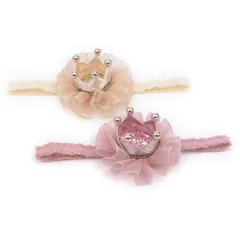 新品 BIANHUAN ベビー ヘアバンド 王冠 クラウン 赤ちゃん ベビー 女の子 ヘアアクセサリー キッズ カチューシャ かわいい ヘアアクセ 新生児 結婚式 出産祝い ギフト