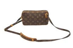 LOUIS VUITTON ルイヴィトン ポシェット マルリー バンドリエール ショルダーバッグ M51828 モノグラム ブラウン 美品 中古 4b008610