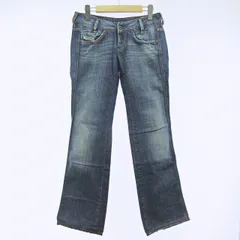 ディーゼル DIESEL 90s フレアデニムパンツ Y2K ジーンズ ジーパン RYOTH ウォッシュ加工 フレア ブーツカット インディゴ 26 1107