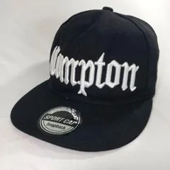 コンプトン COMPTON キャップ ブラック 帽子 外観美品 メンズ レディース ユニセックス ストリート カジュアル シンプル ロゴ 人気 ブランド 送料無料 匿名配送