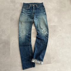 BURGUS PLUS 鬼ヒゲインディゴストレートデニム 濃紺XX - メルカリ
