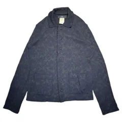 Y's(ワイズ) 92AW Vintage Floral Weave Small Collar Front Pocket Jacket ヴィンテージ 花柄織り スモールカラー フロントポケット ジャケット YS-T52-174 3(L程度) ブラックのサムネイル