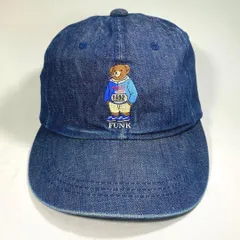 インターブリード INTERBREED ポロベア POLO BEAR キャップ デニム 素材 帽子 刺繍 ベア デザイン 人気 モデル メンズ レディース ユニセックス カジュアル 送料無料 匿名配送