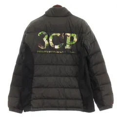 マンシングウェア　中綿　ジャケット　ジャンパー　総柄　ワッペン　ゴルフ　L モンスター エナジー レーシング ジャケット ブルゾン ブルゾン 刺繍