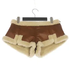 ディースクエアード DSQUARED2 23AW ボア ムートン ベリーショートパンツ ショーツ 38 ブラウン 茶 S75MU0449 国内正規のサムネイル
