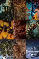 ロシア語　燃え柳の木立ち　4枚 EX+]燃え柳の木立ち/Grove of the Burnwillows《日本語》【IMA】