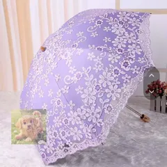 新入荷新品日傘長傘二重張レース遮光100%uvカット晴雨兼用軽量紫外線遮断超軽量 おしゃれ雨傘 日焼け止め対策オシャレかわいいレディース