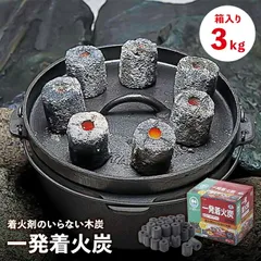 着火炭 3kg BBQ 木炭粉 スピード着火 炭 燃料 着火材 次世代燃料 アウトドア キャンプ ダッチオーブン 七輪 バーベキュー コンロのサムネイル
