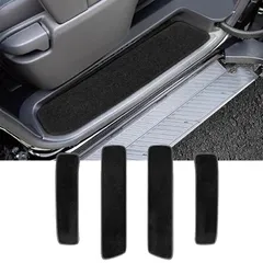 新品 Fucaten 適合 トヨタ アルファード ヴェルファイア 40系 （2023年~）ステップマット エントランスマット ドレスアップ 車用 4Pcsセット (ブラック)