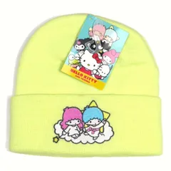 新品 海外限定 日本未発売 リトルツインスターズ キキララ ニット帽 ビーニー サンリオ  HELLO KITTY AND FRIENDS