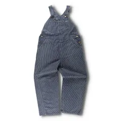 古着 グッドコンディション 70年代 リー Lee ストライプ柄 ヒッコリーストライプ オーバーオール USA製 メンズw41相当/eva003770