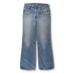 古着 70年代 リーバイス Levi's 517 66後期 オレンジタブ ボタン裏8 ブーツカットデニムパンツ メンズw33相当 ヴィンテージ/evb031413