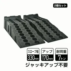 【送料無料】段差プレート カースロープ 段差スロープ スロープ 車 屋外 段差 ゴム 滑り止め 7t ワイドタイプ ジャッキ ポリプロピレン カースロープリフト 大型 オイル交換