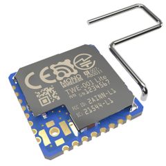 特価商品 モノワイヤレス 無線マイコン TWELITE-トワイライト SMDモジュール 【ハテナ型アンテナ付属】 標準出力 BLUE-ブルー TWE-L-W7