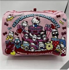 レスポートサック x サンリオ ハローキティ 50周年記念 ポーチ メイクアップバッグ