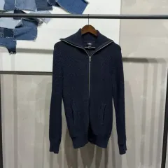 (95) H&M エイチ・アンド・エム カジュアル ニットジップアップ ジャケット