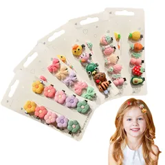 新品 べビー ヘアクリップ ヘアピン 50点セット 可愛い おしゃれ リボン 果物 動物 ミニヘアピン 小さい 前髪クリップ 髪留め パッチンピン キッズ ヘアアクセサリー 髪飾り 女の子 子供 七五三 幼稚園 保育園 誕生日 プレゼント