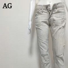 エージー AG USA製 Ex-Boyfriend Crop ダメージ加工デニムパンツのサムネイル