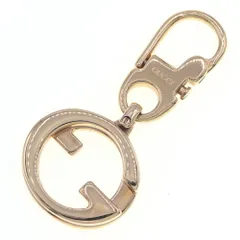 グッチ キーホルダー ダブルG ゴールド メタル 中古