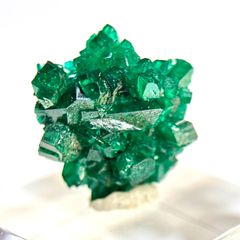 コンゴ民主共和国 ダイオプテーズ(翠銅鉱) 鉱物標本 - メルカリ