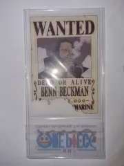 ONE PIECE ウォンテッド スタンディングカード ベン・ベックマン 手配書 額縁 スタイル ONE PIECE パン カード