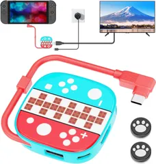 switch 2 用ドック Amzstar Switch 2 スイッチ スイッチ 2 ドック 2用ドック テレビ接続出力 3in1 USBハブ HDMI3.0/4K@60Hz/5Gbps/USB3.0対応 ゲーム機本体 HD変換/TV/テーブルモード 軽量
