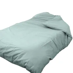 掛け布団カバー 布団カバー 綿100% ふとんカバー 掛けカバー 洗える 抗菌防臭 防ダニ オールシーズン ピーチスキン加工 全開ファスナー 通気 速乾 単品 (通年タイプ・オリーブ セミダブル・170X210cm)