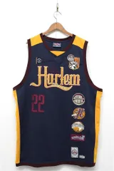 HARLEMゲームシャツ 希少】XL Harlem GLOBETROTTERS ゲームシャツ ハーレム