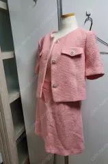 着用のみ新品無地セレンディティツイードセット上下セット