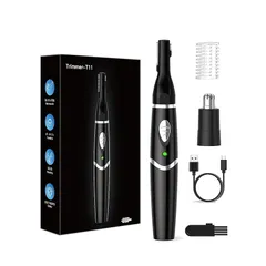 【新登場&1台多役】眉毛シェーバー メンズ USB充電式 鼻毛カッター & レディース 眉毛カッター 顔剃り 産毛剃り エチケットカッター 耳毛カッター 耳毛処理 まゆげそり メンズ IPX7防水 水洗いOK まゆげ シェーバー 顔そり 多機能電動 低騒音 1