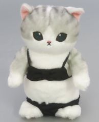 [중고] 봉제인형 따끈따끈 수영복 냥코 봉제인형(검정) [mofusand]