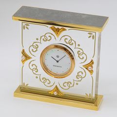 希少】高級螺鈿細工 置き時計 朴仁作 韓国工芸品 一点物 動作確認済み