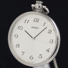 SEIKO ローマン シルバー ラウンド 懐中時計 1623 - メルカリ