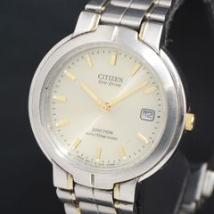 シチズン 腕時計 エコドライブ メンズ チタン ソーラー 中古品 (46056 