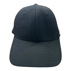 VARZAR バザール メタルロゴ スタッズ シルバー ベースボールキャップ キャップ 帽子 ブラック