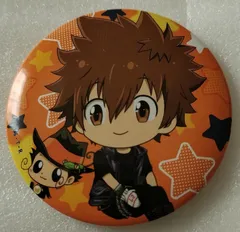 e✖家庭教師ヒットマンREBORN✖　A. 沢田綱吉　&　リボーン　缶バッジ