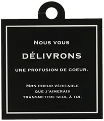 ヘッズ 日本製 タグ フィエルテ 黒 7*8.2cm 30枚 HEADS FIE