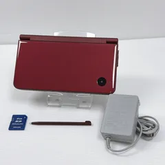ニンテンドー DSiLL ワインレッド 遊べるセット 動作確認済み dsill ds DSi LL 任天堂