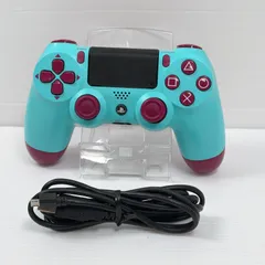 美品 プレステ4 PS4 デュアルショック4 ベリーブルー SONY Playstation4 DUALSHOCK 4 プレイステーション4 ワイヤレスコントローラ― 動作確認済み