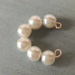 NO344　ホワイトパールイヤーカフ